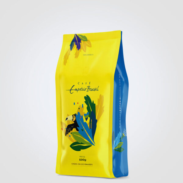 Café Torrado Em Grãos Empório Brasil Tucano 500g